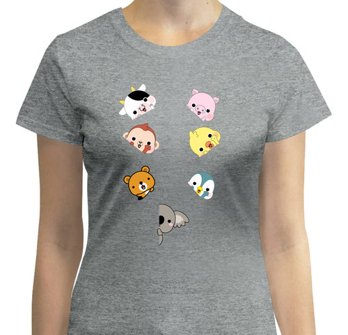 Playera Diseño Animalitos Tiernos - Cute - Animales Lindos