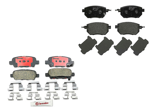 Jgo Balatas (bajos Metales) Tras+del Altima 05/06 Brembo