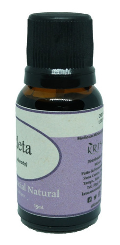 Violeta Aceite Esencial Puro Natural 15 Ml.