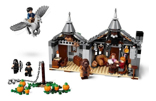 Imagen 1 de 3 de Bloques para armar Lego Harry Potter Hagrid's hut: Buckbeak's rescue 496 piezas  en  caja