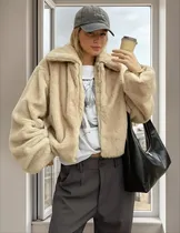 Comprar Campera\u002Fsaco\u002Fchaqueta\u002Ftapado De Piel Sintética Para Mujer