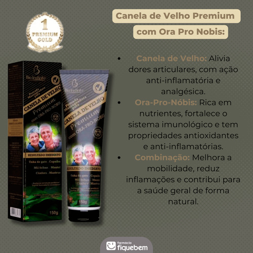 Canela De Velho Bio-instinto Premium Com Ora-pro-nóbis 150g