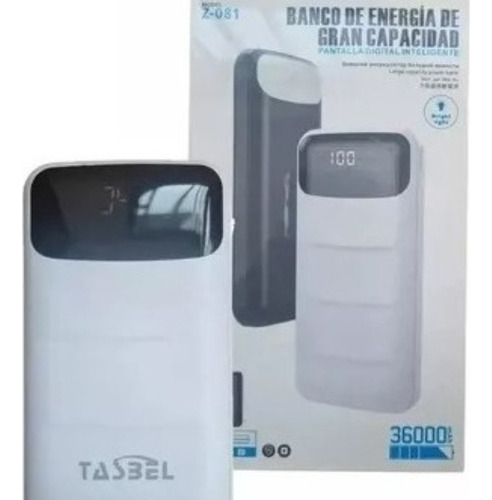 Cargador Batería Digital Usb 36000 Mah Linterna Gratis