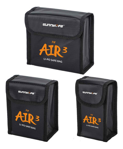 Bolsa Antideflagrante For Air 3 Battery, Apta Para Litio