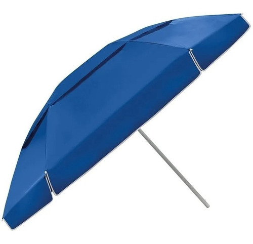 Sombrilla Para Jardin Ideal Para Tapar El Sol Lluvia 2.5m Color Azul