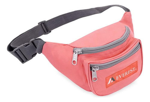 Riñonera Unisex Everest Deportiva - Coral/ Lluvia Tropical