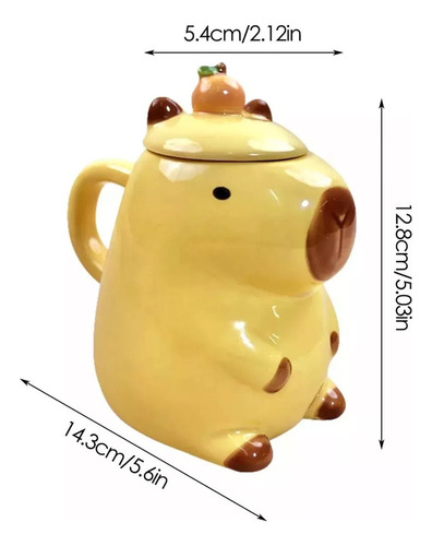 Taza De Cafe Capibara Regalos Originale Mug Caja Para Regalo