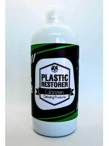 Glänzen Plastic Restorer Restaurador Plasticos Int Ext 500ml