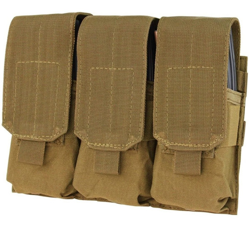 Porta Cargador Condor Triple M4 Mag Pouch Coyote Brown