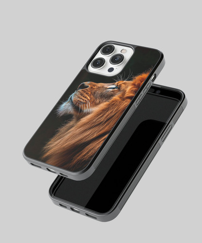 Case Funda Para Iphone Leon Animal Rey Selva Felino Poder 3e Negro León 16
