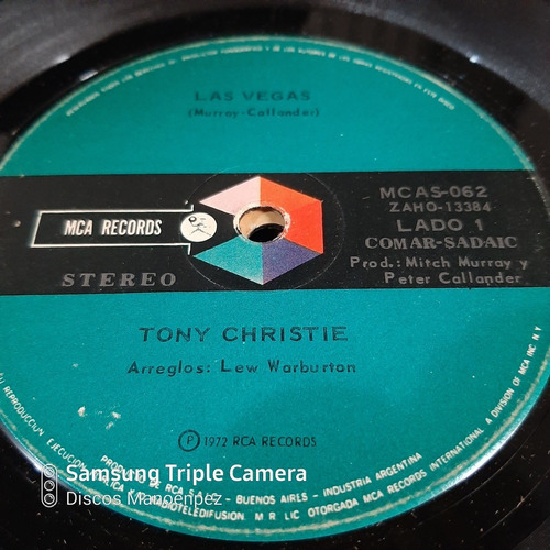 Simple Tony Christie Mca Records C15
