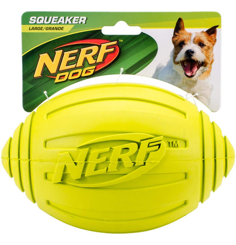 Nerf Juguete F&uacute;tbol Con Sonido Para Perro, Sencillo,