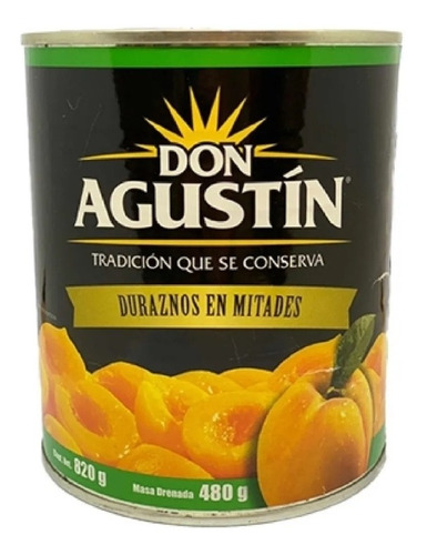 85 Latas Duraznos En Almíbar 820 Grs Don Agustín