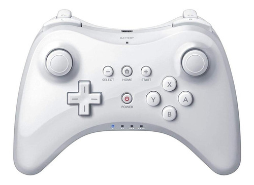 Control joystick inalámbrico Nintendo Wii U Pro Controller blanco
