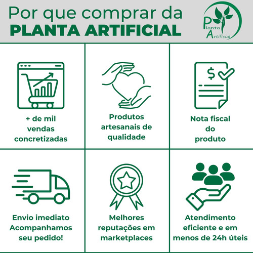 Planta Lyrata Artificial 130cm Ficus Toque Real Sem Vaso