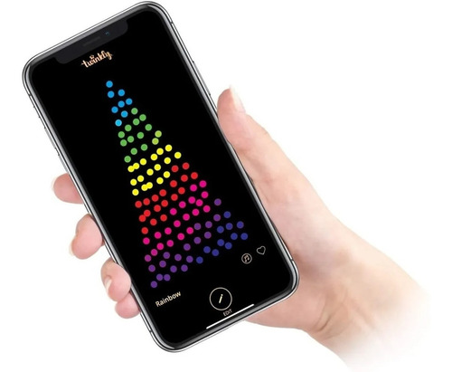 Imagen 2 de 10 de Árbol De Navidad Twinkly De 2,13 M Luces Controladas Por App