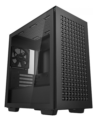 Gabinete Gamer Deepcool Ch370 Mini Tower Com 1 Fans Preto