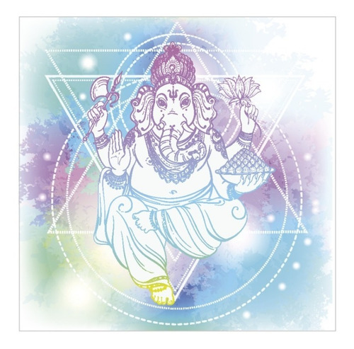 Imagen 3 de 10 de Láminas Para Cuadro 30x40 Ganesh Ganesha Estatua Dios Hindú