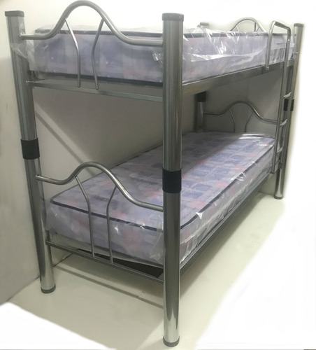 Cama Superpuesta Cucheta Caño 3 Pulgadas Desmontables Kromos