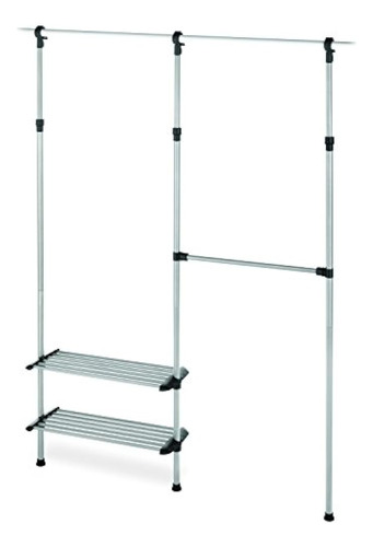 Sistema De Armario De Barra Whitmor 2 Shelf 2 Maximizador De