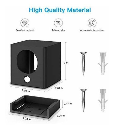 Estuche Silicona Para Wyze Cam V2 Viene Soporte Montaje
