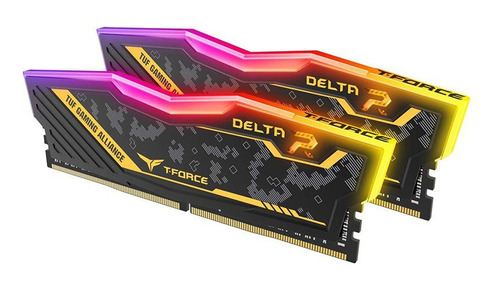 Memoria Ram Teamgroup 2x 8gb Ddr4 Luz Rgb