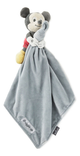 Manta Cobija Disney Mickey Mouse Felpa Niño Bebé Hallmark Color Gris