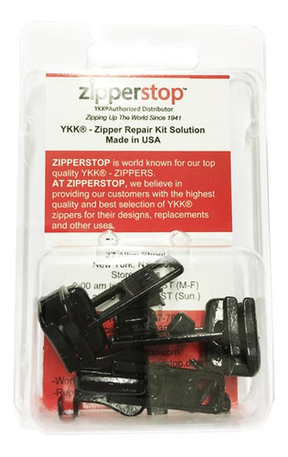 Kit De Reparación Para Cremallera Zipperstop Ykk #8 , 3 Pcs