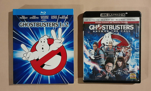 Ghostbusters 1&2 + 2016 - 4k Uhd + Blu-ray 3d + 2d Original
