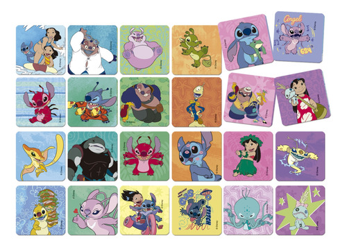 Jogo Da Memória Disney Stitch 24 Pares Jak Toyster