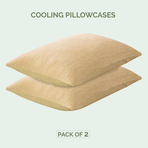 Juego De 2 Fundas De Almohada Refrescantes Transpirables