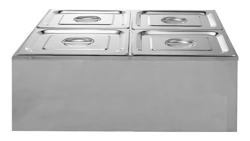 Buffet Refrigerado 4 Cubas 1/2 65mm C/ Placa Gel Zpbfr04 N/a