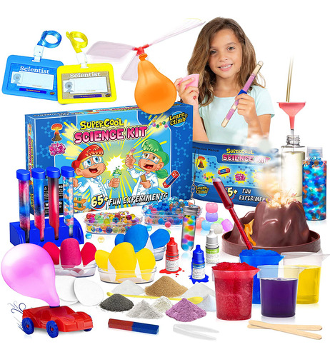 Learn & Climb 65 Science Experiments Kit For Kids  Gift .