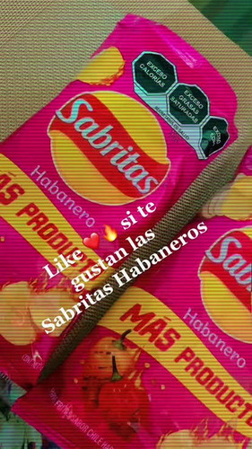 Papas Fritas Sabritas Sabor Chile Habanero Pack 10 Botanas | Envío gratis
