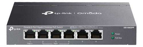 Tp-link Ds106gpp Switch 6 Puertos Gigabit 3 Poe+ Y 1 Poe++
