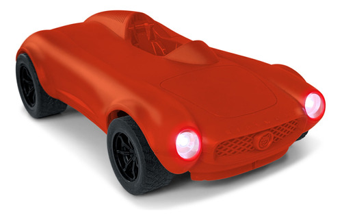 Kidycar Auto Control Remoto Rojo Luces 15 Km/h Cadaques Kids