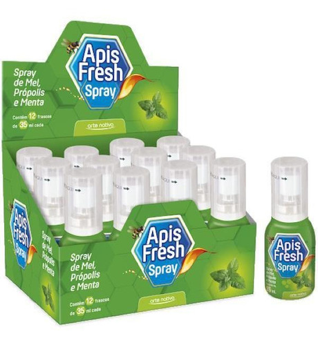 Apis Fresh Spray Mel Com Propolis Menta 35ml Arte Ativa