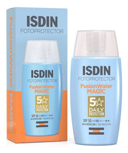 Fotoprotector Isdin Spf50 Fusion Water Magic 5 Stars X 50ml