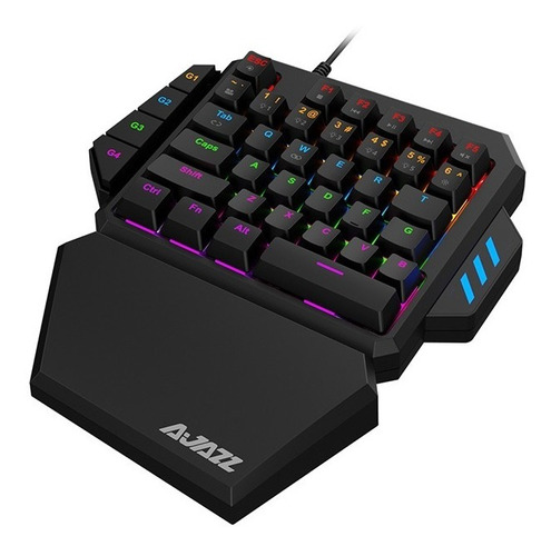 Imagen 3 de 6 de Teclado Mecánico De Una Mano Rgb Switch Blue - Ajazz Ak039h