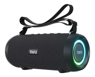 Bocina Mifa A90 portátil con bluetooth waterproof negra