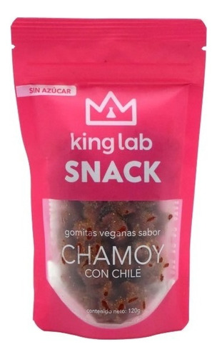 Gomitas Veganas Sabor Chamoy Con Chile King Lab 120gr