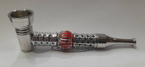 Imagen 2 de 6 de Pipa Metal Acrílico Filtro Rejilla Desarmable 10 Cm. Ball