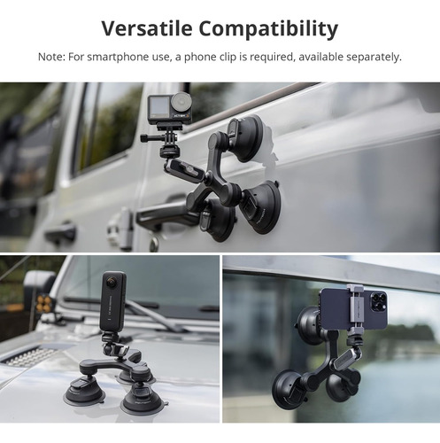 Montura De Succión Triple Caplock Compatible Dji Osmo ...