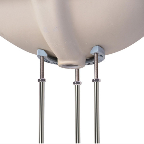 Soporte De Lavabo Empotrado, Soporte Telescópico Ajustable Y