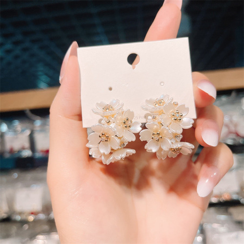 Pendientes Arete De Estilo Artístico Con Incrustaciones De D