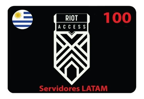 Riot Access Código League Of Legends Valorant Latam 100
