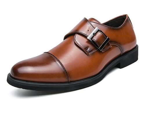Zapatos Formales Monk Straps Para Hombre, Tallas 38-48 [u]
