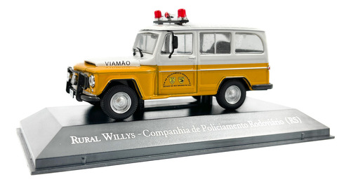 Miniatura Rural Willys Companhia De Policiamento Rodoviário