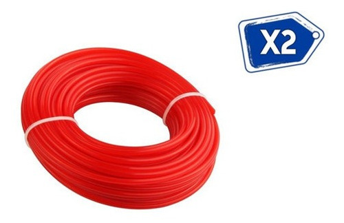 Cable Para Desmalezadora Tolsen Rojo 2.7mm*15m