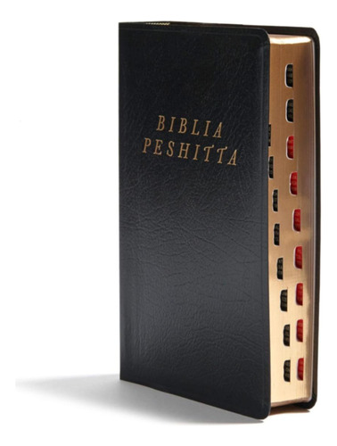 Biblia Peshita. Simil Cuero Con Índice.